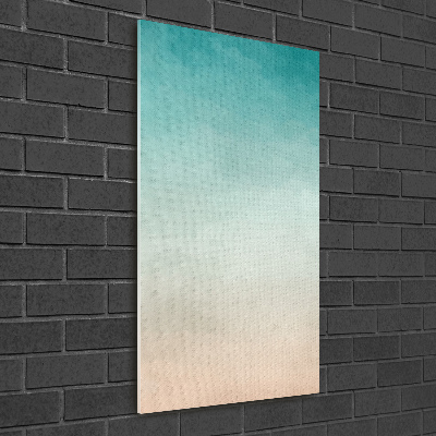 Quadro stampa su vetro verticale Fumo