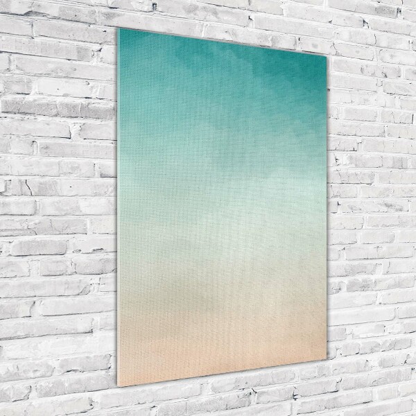 Quadro stampa su vetro verticale Fumo