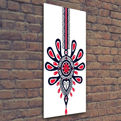 Quadro in vetro verticale Modello popolare polacco