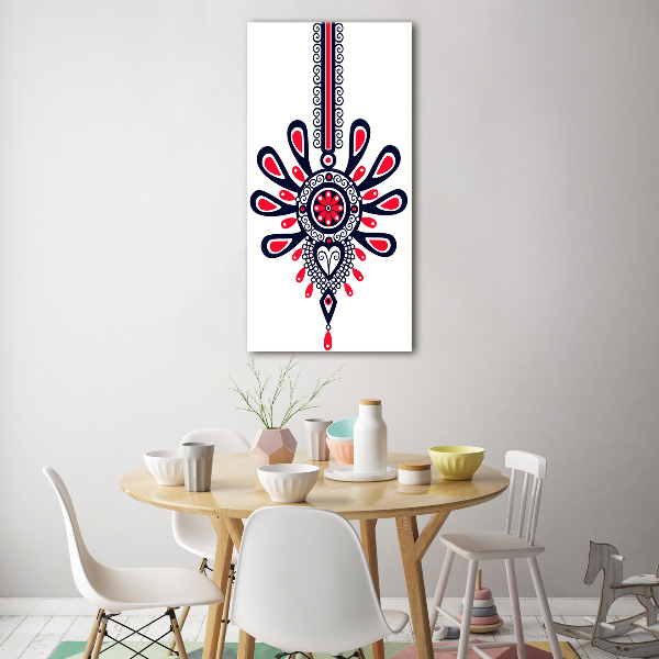 Quadro in vetro verticale Modello popolare polacco