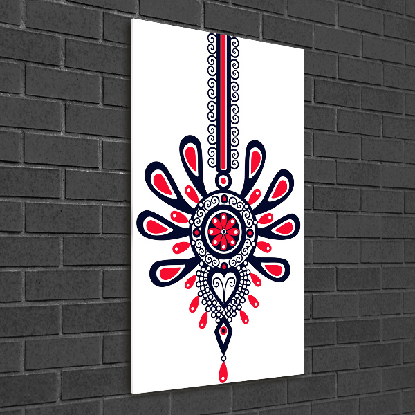 Quadro in vetro verticale Modello popolare polacco