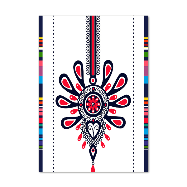 Quadro in vetro verticale Modello popolare polacco