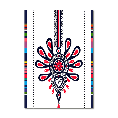 Quadro in vetro verticale Modello popolare polacco