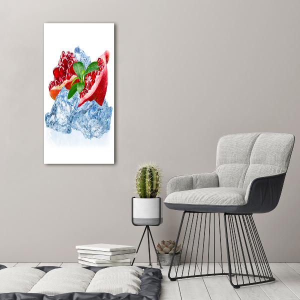 Quadro vetro verticale Granata