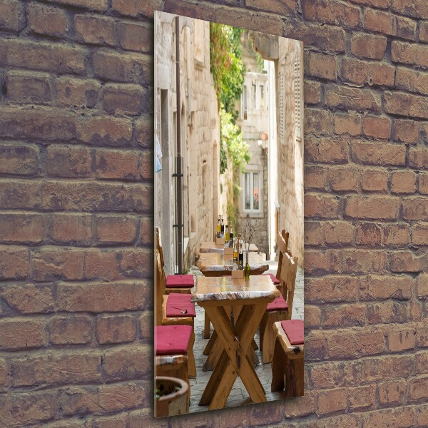 Quadro stampa su vetro verticale Korčula, Croazia