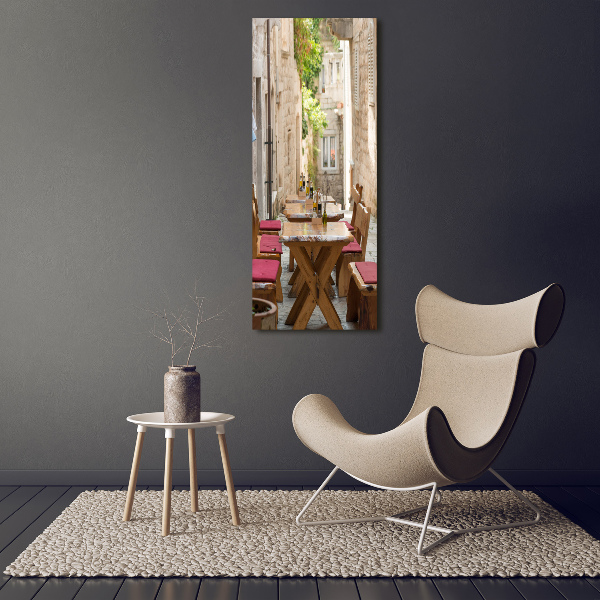 Quadro stampa su vetro verticale Korčula, Croazia