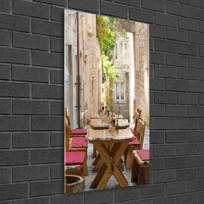 Quadro stampa su vetro verticale Korčula, Croazia