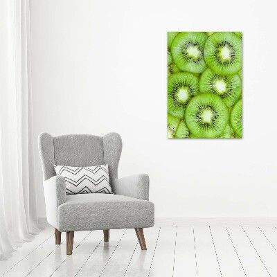 Quadro vetro verticale Kiwi