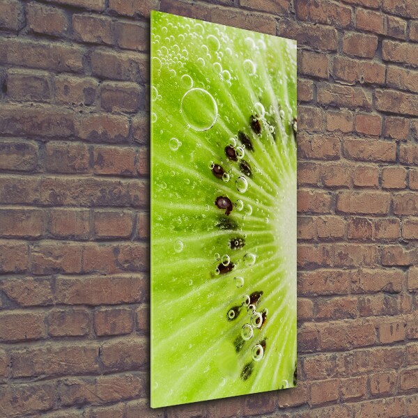 Quadro in vetro verticale Kiwi