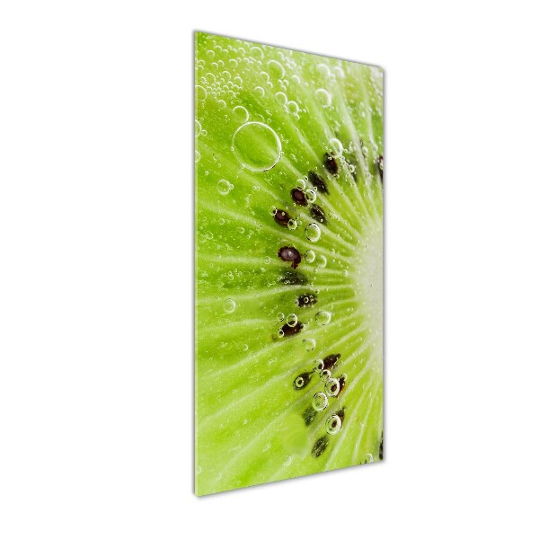 Quadro in vetro verticale Kiwi