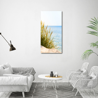 Quadro di vetro verticale Dune costiere