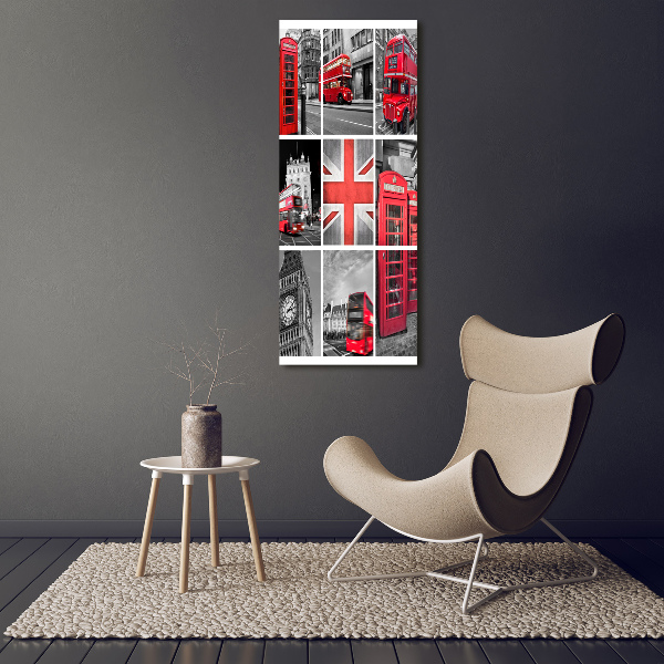 Quadro vetro verticale London College