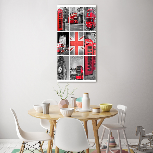 Quadro vetro verticale London College
