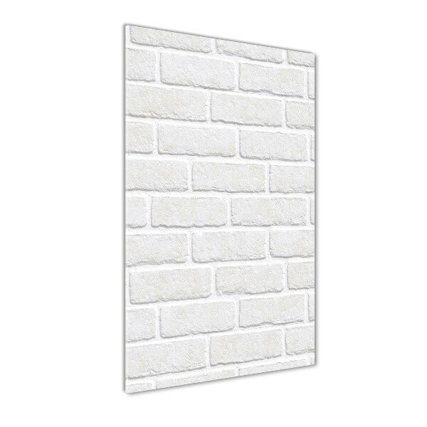 Quadro vetro verticale Muro di mattoni