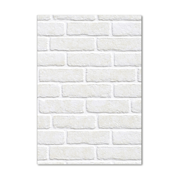 Quadro vetro verticale Muro di mattoni