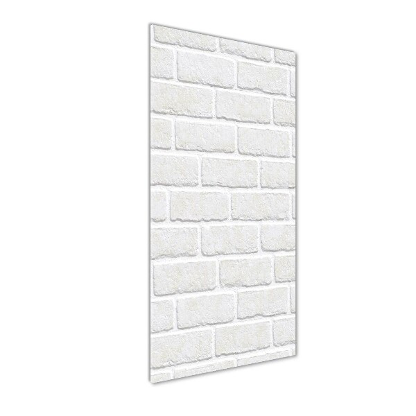 Quadro vetro verticale Muro di mattoni
