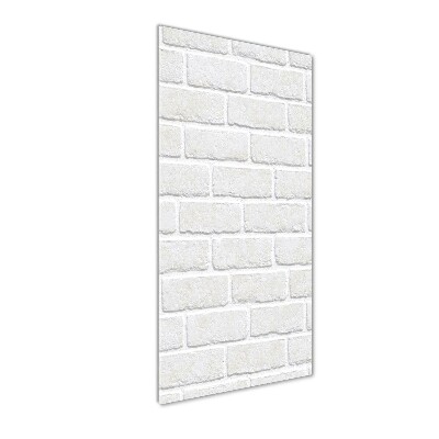 Quadro vetro verticale Muro di mattoni