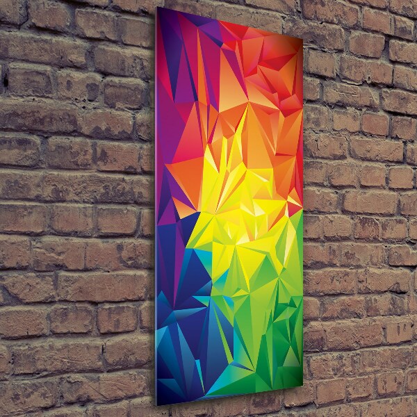 Quadro stampa su vetro verticale Sfondo astratto