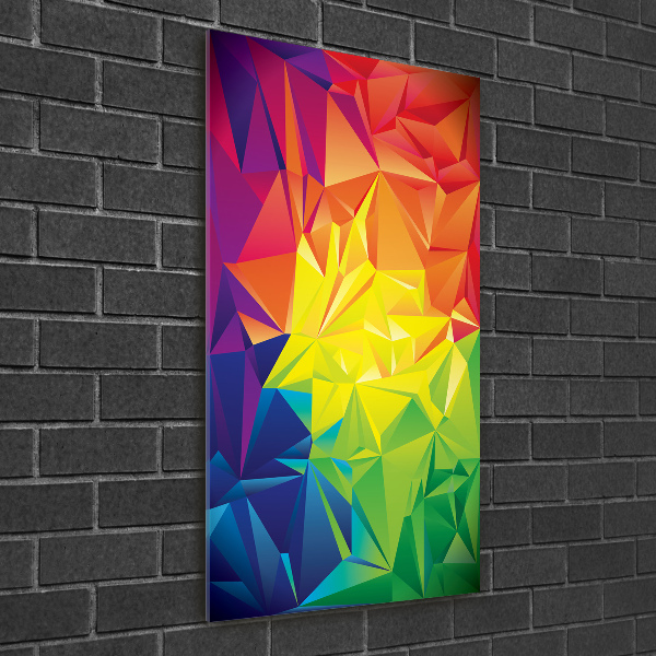 Quadro stampa su vetro verticale Sfondo astratto