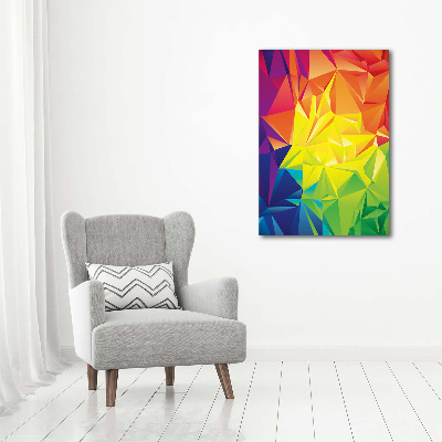 Quadro stampa su vetro verticale Sfondo astratto