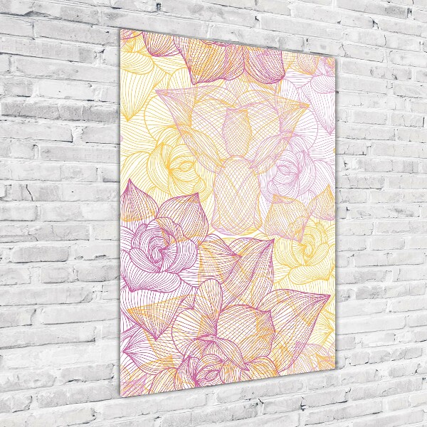 Quadro di vetro verticale Mobili