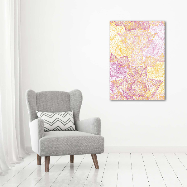 Quadro di vetro verticale Mobili