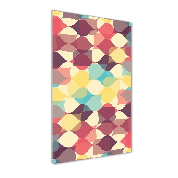 Quadro in vetro verticale Sfondo geometrico