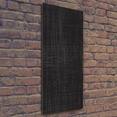 Quadro di vetro verticale Consistenza del tessuto