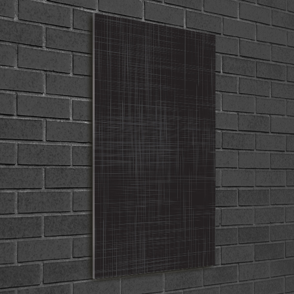 Quadro di vetro verticale Consistenza del tessuto