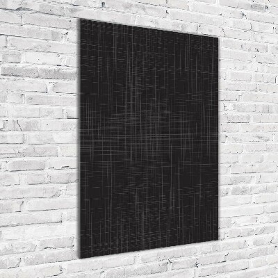 Quadro di vetro verticale Consistenza del tessuto