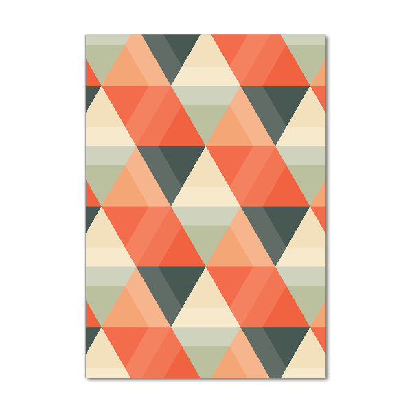 Quadro stampa su vetro verticale Sfondo geometrico