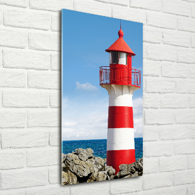 Quadro vetro verticale Faro