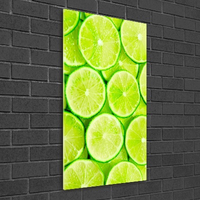 Quadro stampa su vetro verticale Lime