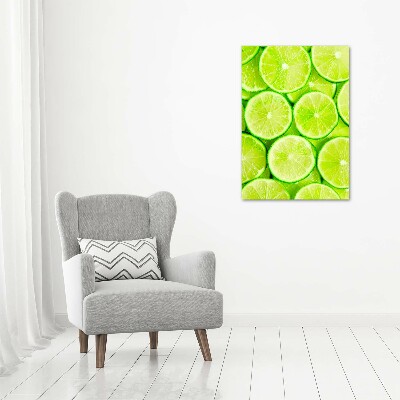 Quadro stampa su vetro verticale Lime