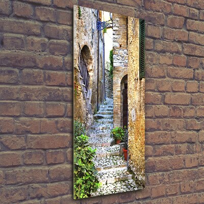 Quadro stampa su vetro verticale Strade italiane