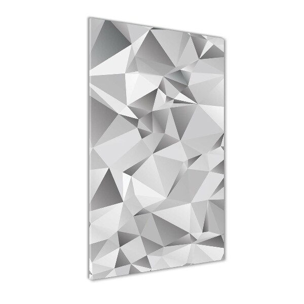 Quadro di vetro verticale Astrazione 3D