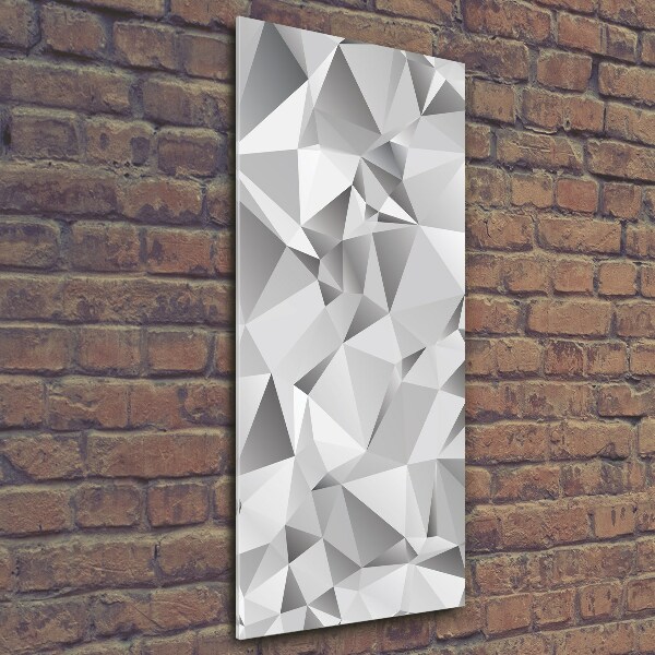 Quadro di vetro verticale Astrazione 3D