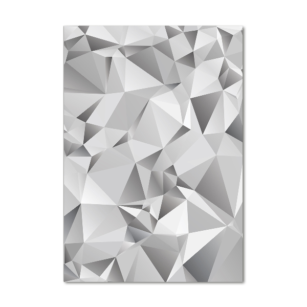 Quadro di vetro verticale Astrazione 3D