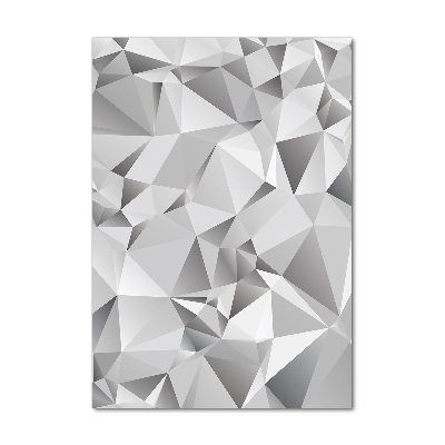 Quadro di vetro verticale Astrazione 3D