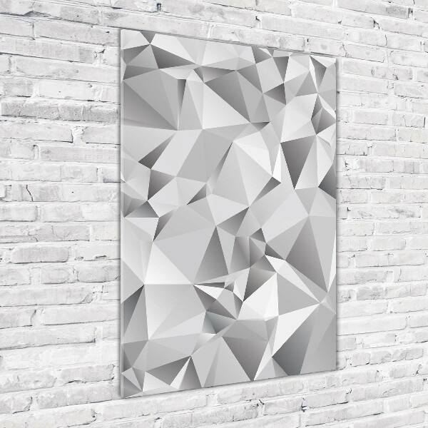 Quadro di vetro verticale Astrazione 3D