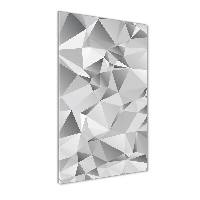 Quadro di vetro verticale Astrazione 3D