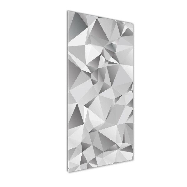 Quadro di vetro verticale Astrazione 3D