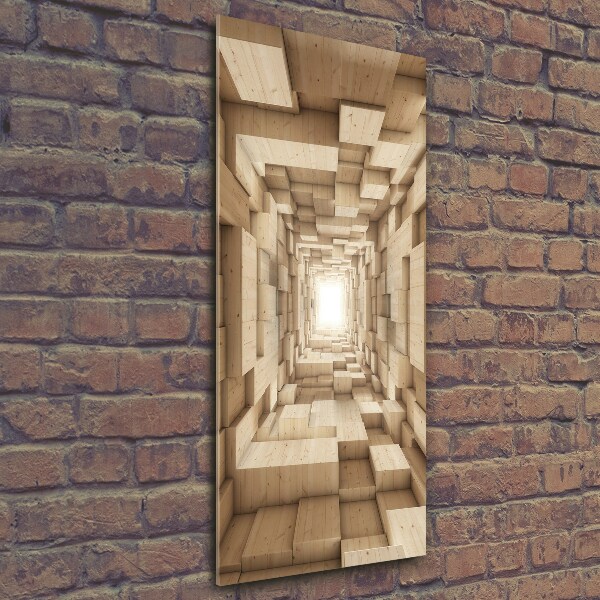 Quadro in vetro verticale Astrazione