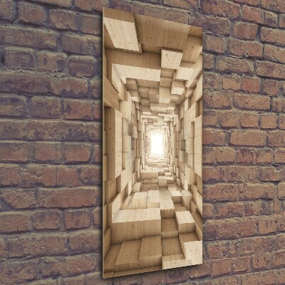 Quadro in vetro verticale Astrazione