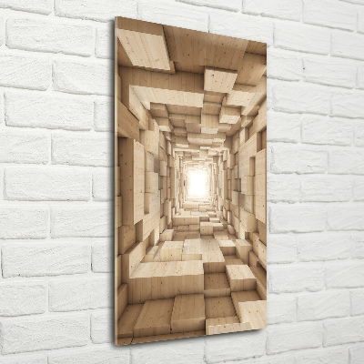 Quadro in vetro verticale Astrazione