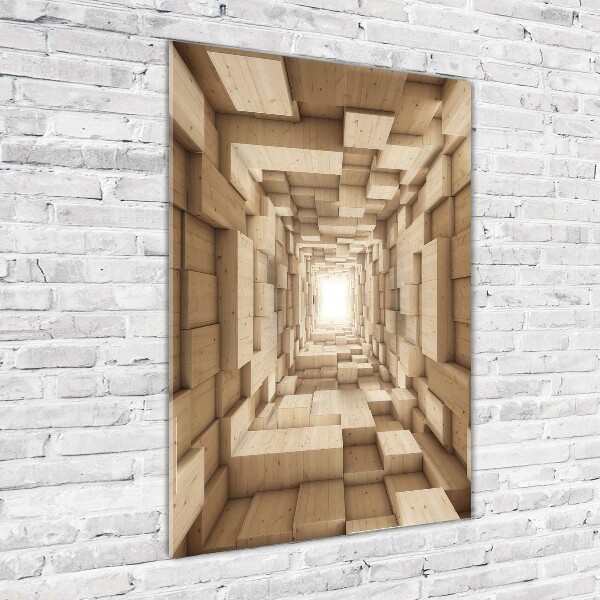 Quadro in vetro verticale Astrazione