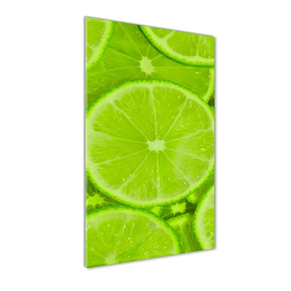 Quadro vetro verticale Lime