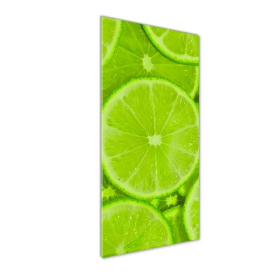 Quadro vetro verticale Lime