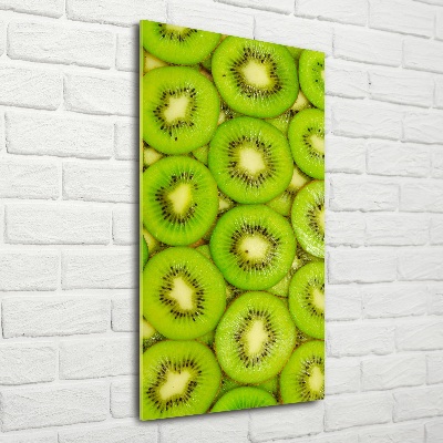 Quadro in vetro verticale Kiwi
