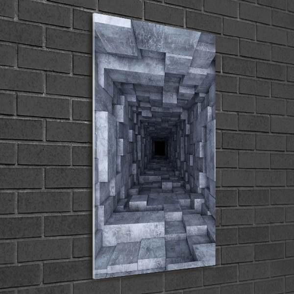 Quadro di vetro verticale Tunnel